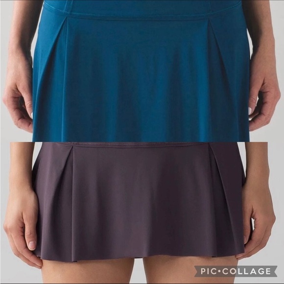 Lululemon Lost In Pace Skirt bundle Tennis Skirt Skort Size 10 - Picture 1 of 7